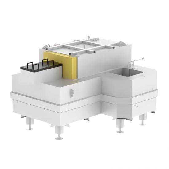 Four de maintien latéral de la machine