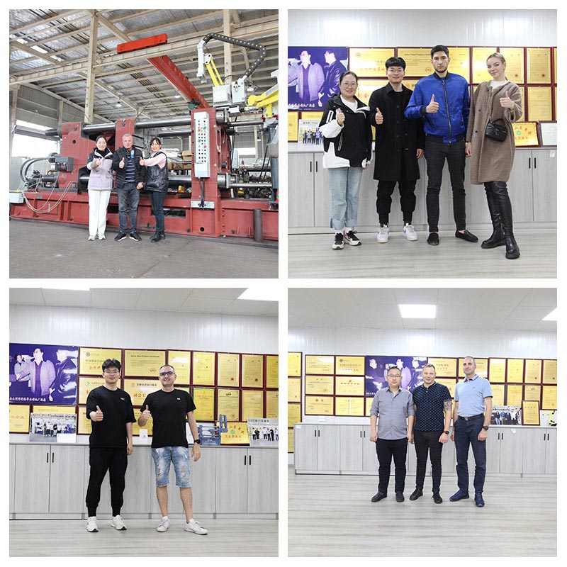 Bienvenue aux clients internationaux pour visiter l'usine de Longhua !
