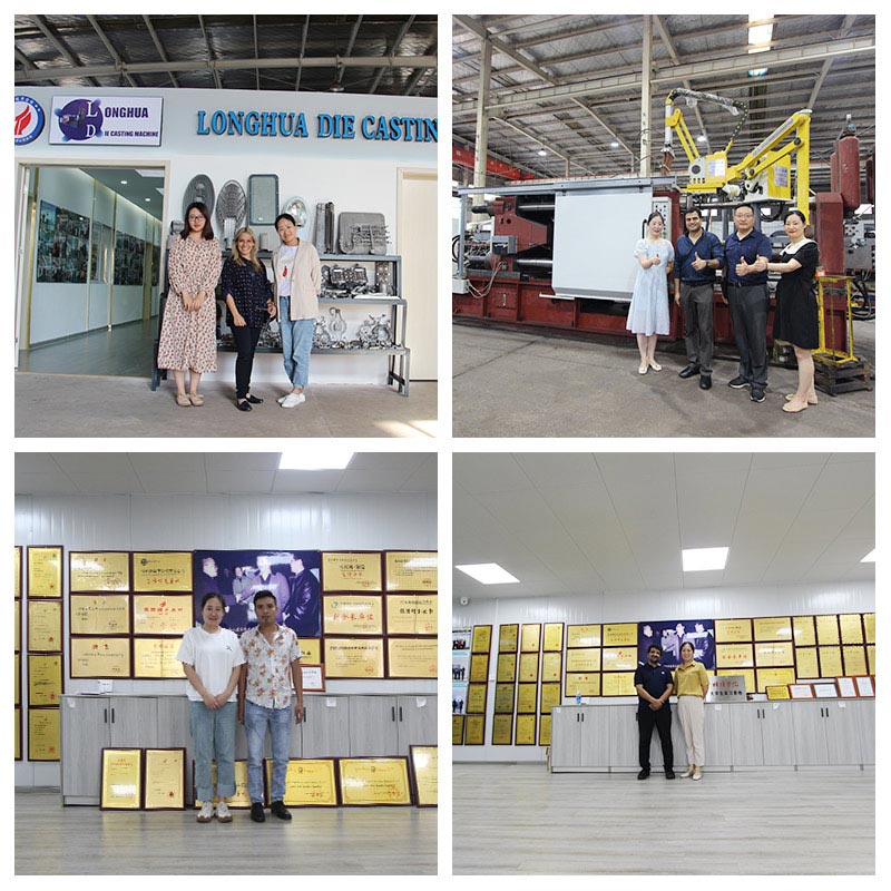 Bienvenue aux clients internationaux pour visiter l'usine de Longhua !