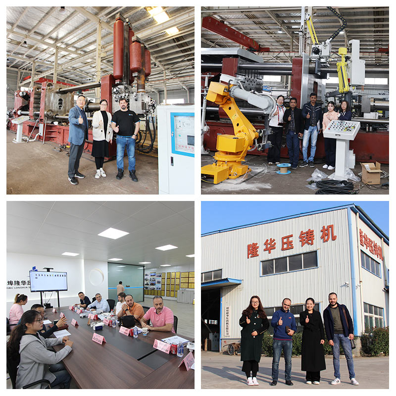 Bienvenue aux clients internationaux pour visiter l'usine de Longhua !