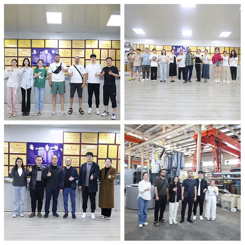 Bienvenue aux clients internationaux pour visiter l'usine de Longhua !